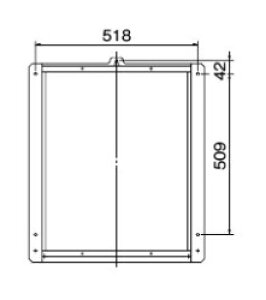 �����i�C �K�X�ӂ닋���핔�ށyUOP-P030�z(25-5287) �����ݒu�p��t�{�b�N�X�kGH�l