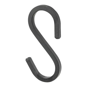 三栄水栓/SANEI アクセサリー【W8827-D】(ブラック) アイアンS字フック〔FA〕