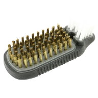 ∀藤原産業 【SK11 2WAYハンドブラシ シンチュウ】2WAYハンドブラシ (4977292147583)