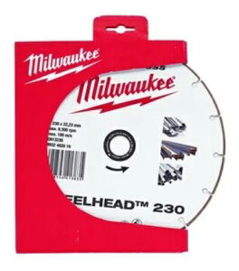 ����u.�~���E�H�[�L�[/Milwaukee �y4932492016�z230mm �_�C�������h�u���[�h(�X�`�[���w�b�h)