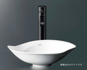 INAX/LIXIL セット品番【L-NB-019/BL1+LF-YE340SYHC/SAB】床給水・壁排水(Pトラップ) 手洗器 鳴海製陶シリーズ 390X290 ブラック