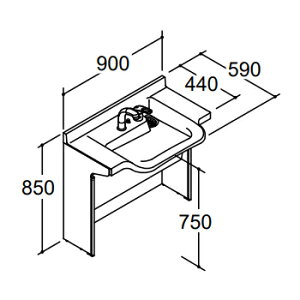 INAX/LIXIL ʉϑyVHO-907J1EE1(P)zhDPAEJE^[  ʒn vX ǔr ʊ퍂750 Ԍ900 1TkGEl
