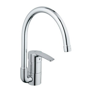 グローエ 水栓金具【JP205702】ユーロスタイル シングルレバーキッチン混合栓 クローム (旧品番 JP205701)〔EI〕