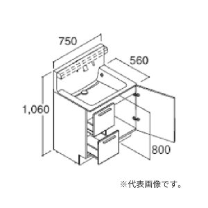 INAX/LIXIL ʉϑ NByRAH-755PY-Azϑ{ nCO[h o^Cv ʒndl vbV Ԍ750mm 󒍐YkHHl