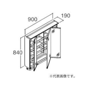 INAX/LIXIL ʉϑ NByMRA-903TXEUz~[Lrlbg 3ʋ LEDCƖ S[ Ԍ900mm S1900mmp 󒍐YkHHl
