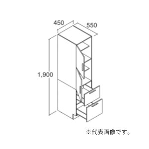INAX/LIXIL ʉϑ NByRAS-456-Azg[Lrlbg nCO[h Ԍ450mm W^Cv LERp 󒍐YkHBl