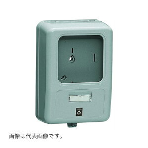 未来工業 【WP-0G】グレー 電力量計ボックス (化粧ボックス) 自己消火性樹脂製 1個用