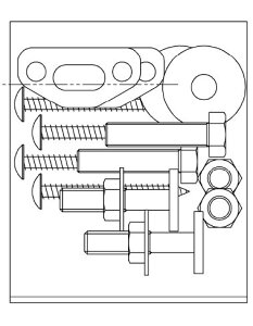 TOTO【HH04126】固定ネジ 受注生産〔EJ〕