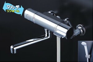 KVK 水栓金具【FTB100KRJT】浴室用水栓 サーモスタット式シャワー〔HB〕