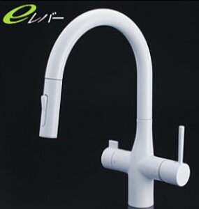 KVK キッチン【KM6081ECM4】浄水器専用シングルレバー式シャワー付混合栓〔HB〕