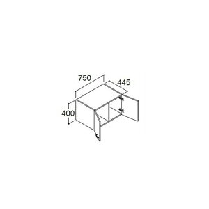 INAX/LIXIL PVV[YyPV1U-754zAbp[Lrlbg X^_[h zCg Ԍ750mmkHJl