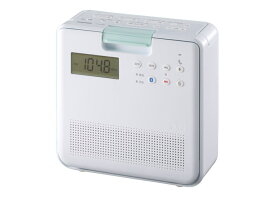 ω東芝 オーディオ【TY-CB100(W)】ホワイト SD/CDラジオ 防水仕様