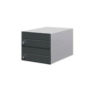 ●u.田島メタルワーク【MX-92-28FF-2-B (myナンバー錠)】集合住宅用 郵便受箱 前入前出 引上げ扉 2段 ブラック 防雨仕様 大型郵便対応タイプ