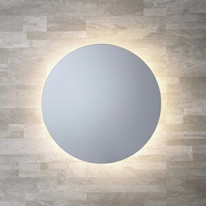 リラインス LEDミラー【MO-MBK043-W】LED一体型ミラー350(スイッチ無し) 受注約2週〔DH〕