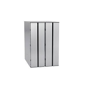 ▲●u.ダイケン 郵便受【CSP-231T-2D】ステンレス クリア塗装 大型郵便物対応 集合郵便受 ポステック 前入れ後出し 2戸用 縦型