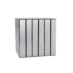 ▲●u.ダイケン 郵便受【CSP-231T-3D】ステンレス クリア塗装 大型郵便物対応 集合郵便受 ポステック 前入れ後出し 3戸用 縦型