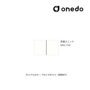 ●onedo/ワンド(旧マイセット) 【SHO-75U】プレミアムカラー 玄関収納 SHO玄関収納シリーズ 2点組合せタイプ 天袋ユニット 間口75cm 受注生産〔GB〕