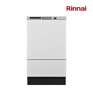 ●リンナイ 食器洗い乾燥機【RKW-F403CM4-SV】シルバー フロントオープン 幅45cm 扉材専用〔GB〕