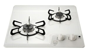 「本体と同時購入必須商品」●イースタン工業 加熱機器【PD-202H】白 Siセンサーコンロ 2口ガスコンロ〔FI〕