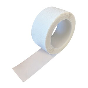 ▲●∂カーボーイ 【ST-45】ホワイト すべり止めテープ ザラザラ (室内用) 50mm×5m