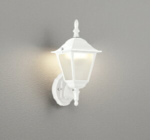 βオーデリック/ODELIC 【OG254951LR1】エクステリア ポーチライト コーキングレス型 防雨型 高演色LED 電球色 化粧ネジ式 LEDランプ オフホワイト色