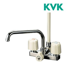 ∠▽《在庫あり》◆15時迄出荷OK！KVK水栓金具【KF14E】デッキ形2ハンドルシャワー