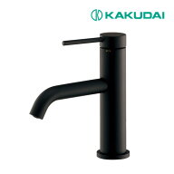 《在庫あり》◆15時迄出荷OK！カクダイ 【183-221-D】シングルレバー混合栓 マットブラック 洗面