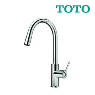 《在庫あり》◆15時迄出荷OK！⊆TOTO キッチン用水栓金具【TKWC35ESB】コンテンポラリシリーズ 台付シン…