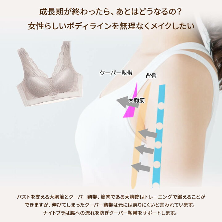 楽天市場 即納 ナイトブラ 育乳 ナイト用ブラ 夜用ブラ バストケア 夜用 補正ブラ 補正 ノンワイヤー 寝るとき用 睡眠 ノンワイヤーブラ ブラジャー ブラ マタニティ 育乳ブラ 快適 補正下着 バストアップブラ 脇肉 下着 夜用 レース 送料無料 Clover Depot
