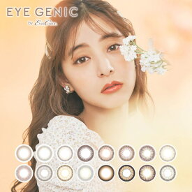 カラコン アイジェニック バイ エバーカラー 1箱2枚 度なし 1ヶ月 EYEGENIC by Ever Color ナチュラルシリーズ キュートシリーズ ハーフシリーズ ワンマンス マンスリー カラーコンタクト