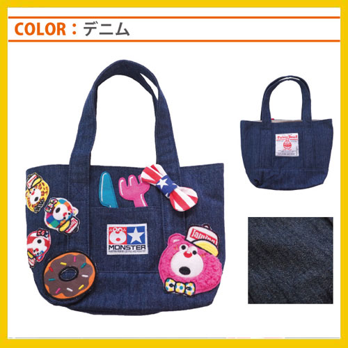 JAM【ジャム】ワッペンがいっぱいミニトート21727032017新作AW【ベビーキッズお揃い子供服靴下バッグ】【8,000円以上送料無料】
