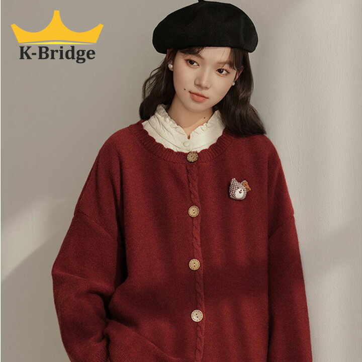 楽天市場】＼全品20％OFFクーポン配布中／ニット カーディガン クルー  