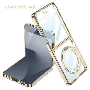 Galaxy Z Flip7 NAP[X Jo[ ܂肽݌^ TufBXvCtیtB KXtBt bL NA  vX`bŇ^X}zOt n[hP[X  