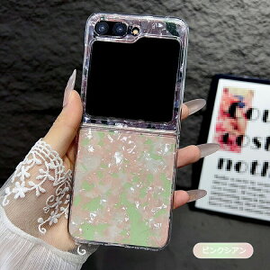 Galaxy Z Flip7 NA P[X /Jo[ ܂肽݌^ Lk͗l  LL  Vv n[hP[X Samsung TX MNV[ Ztbv6یP[X AhCh  X}