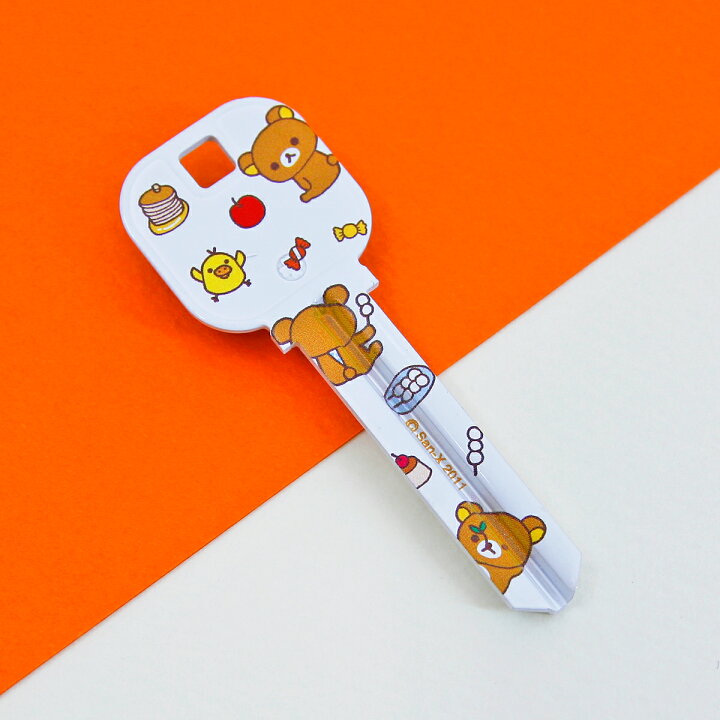 楽天市場】リラックマ ビジュアルアートキー MIWA ディスクシリンダー  