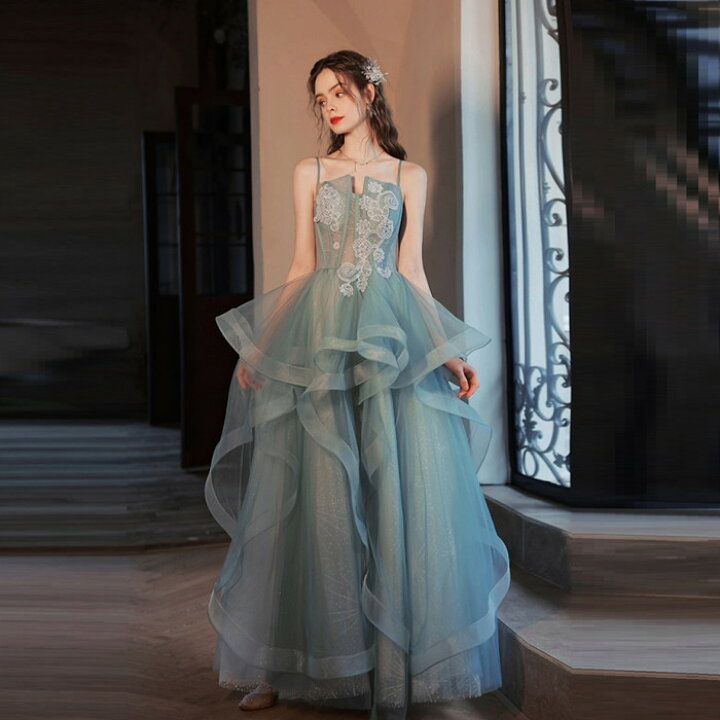 楽天市場】カラードレス ロングドレス 演奏会用ドレス 演奏会 ピアノ  