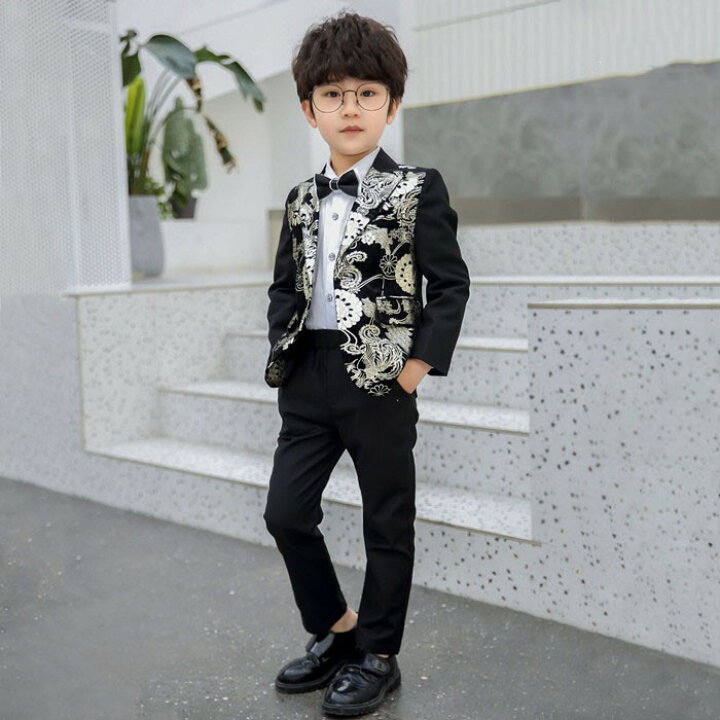 楽天市場】子供服 フォーマル 男の子 子供スーツ 90 150 160 170  