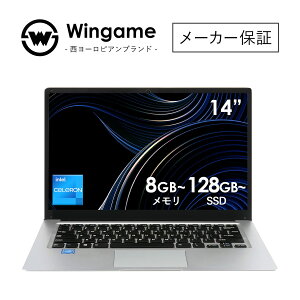 �����u�����h�uWingame�v�m�[�g�p�\�R�� �V�i PC 14�^ Celeron N3350/J3355 ������8GB/12GB SSD128GB/256GB/512GB/1TB Windows11 Office�t��