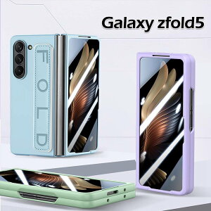 galaxy z Fold6 ケース カバー ベルト付き Galaxy Z Fold5 ケース おしゃれ 折りたたみ 液晶保護 ZFold5 ケース オシャレ 人気 折り畳み式 Galaxy Z Fold5 折りたたみ型 耐衝撃 レンズ保護 カメラ保護 Samsung