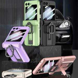 galaxy z flip5 �P�[�X �����O�t�� �M�����N�V�[z�t���b�v 5 �X�^���h�@�\ �q���W�ی�P�[�X �܂肽���� �K���X�t�B������̌^ �����h�~ �J���������Y�ی� �C�菝�h�~ �S�ʕی�P�[�X