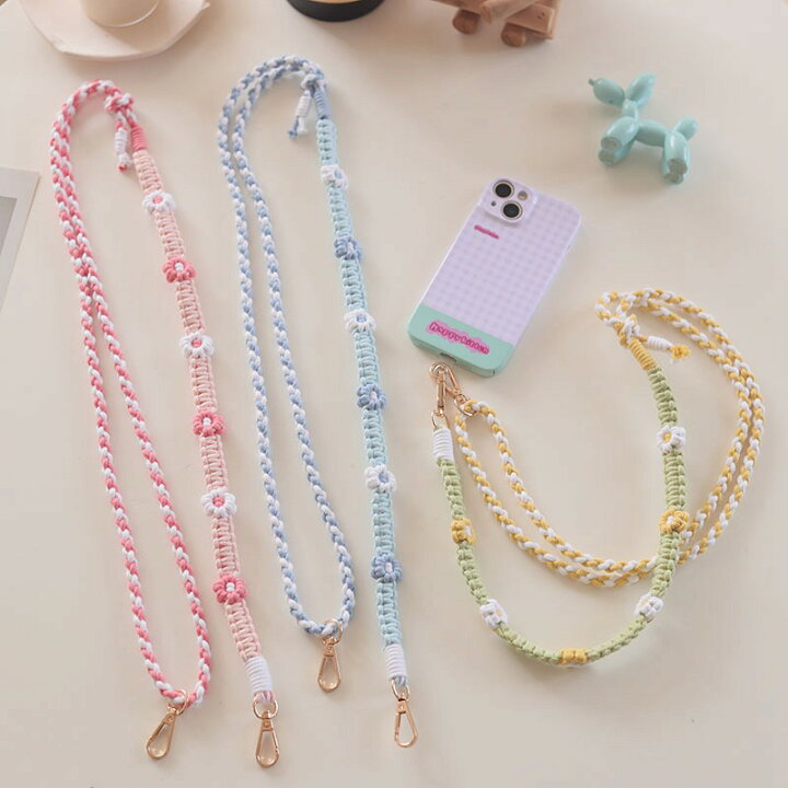 楽天市場】【12色】スマホショルダーストラップ 大人 かわいい 長さ 