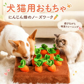 ペット おもちゃ 犬 にんじん畑 ノーズワーク 犬 おもちゃ 知育玩具 12個 4個 ペット プレゼント 犬用品 犬用おもちゃ ペット 用品 マット ペット プレゼント 噛むおもちゃ ストレス解消 ペット 遊び 人参 猫 ペット玩具