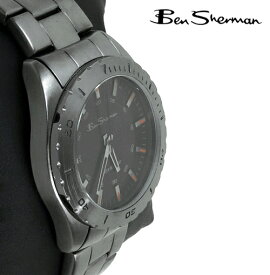 ベンシャーマン Ben Sherman ガンメタル フェイス ダイバーズウォッチ 腕時計 メンズ モッズ ギフト トラッド