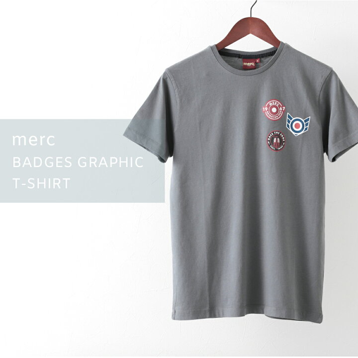 楽天市場】メルクロンドン メンズ Tシャツ Merc London バッジ 