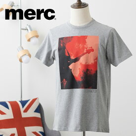 メルクロンドン メンズ Tシャツ ロゴグラフィックプリントTシャツ 半袖 新作 20Merc London グレーマール コットン ユニセックス ギフト プレゼント トラッド