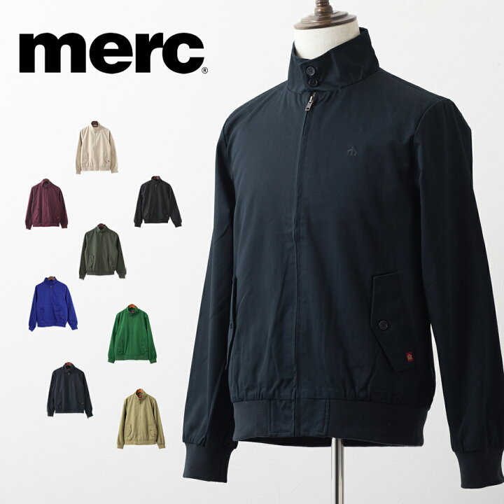 楽天市場】メルクロンドン メンズ ハリントンジャケット Merc London 