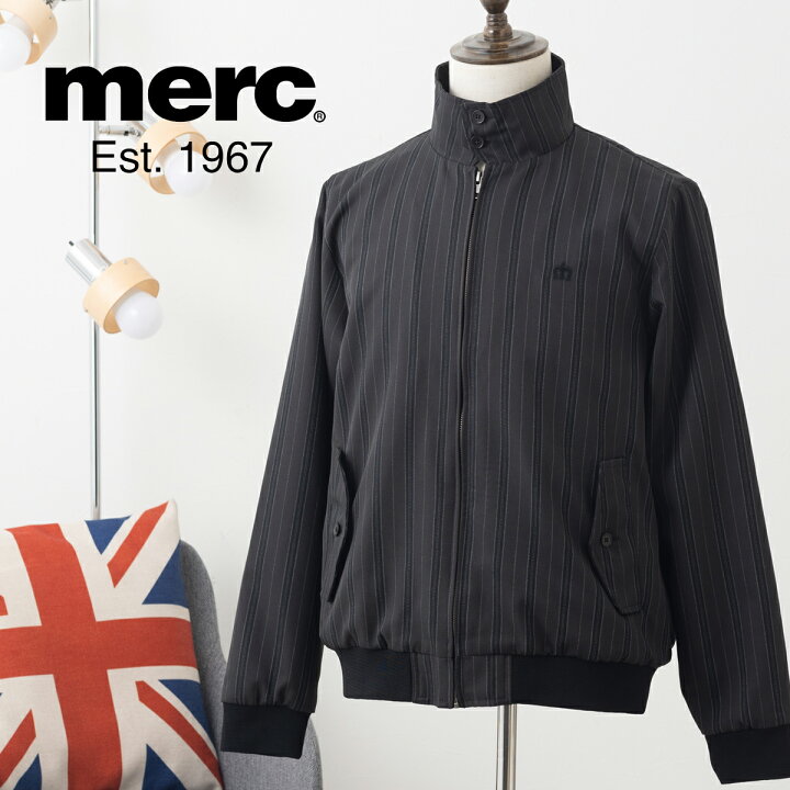 楽天市場】メルクロンドン 限定デザイン ハリントンジャケット MADE IN 