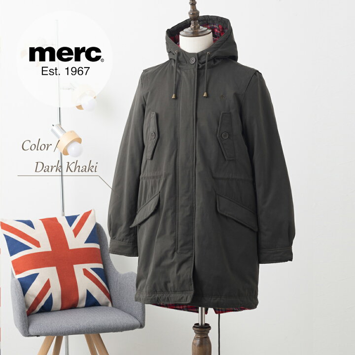 楽天市場】メルクロンドン レディース モッズコート Merc London 