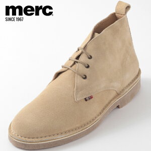 メルクロンドン メンズ ブーツ シューズ Merc London スウェードレザー デザート ベージュ モッズ ギフト トラッド