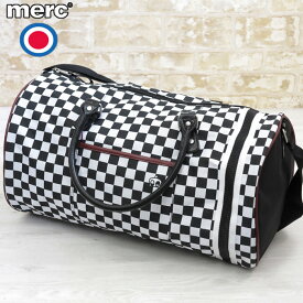 メルクロンドン Merc London スカ チェッカー バレルバッグ 46cm×26cm×22cm メンズ レディース モッズ ギフト トラッド